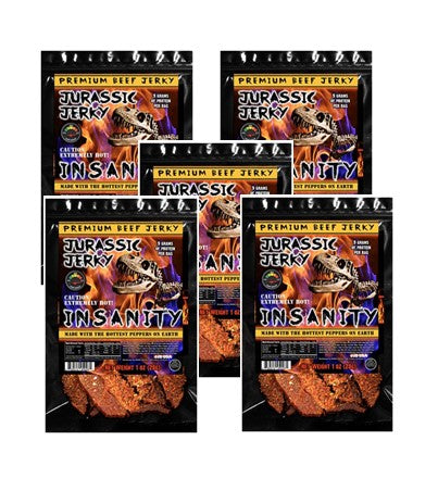 Jurassic Jerky Insanity - 5 pack