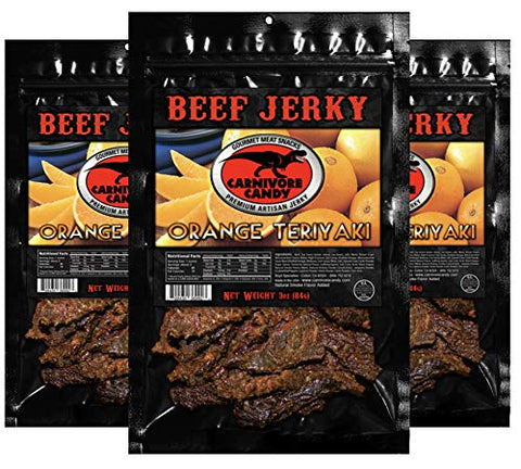Carnivore Candy Orange Teriyaki  (3 OZ 3 packs)