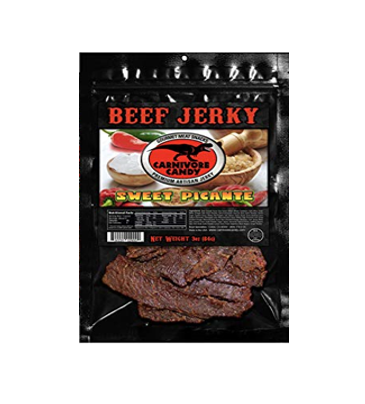 Carnivore Candy Sweet Picante 3 Oz Beef Jerky