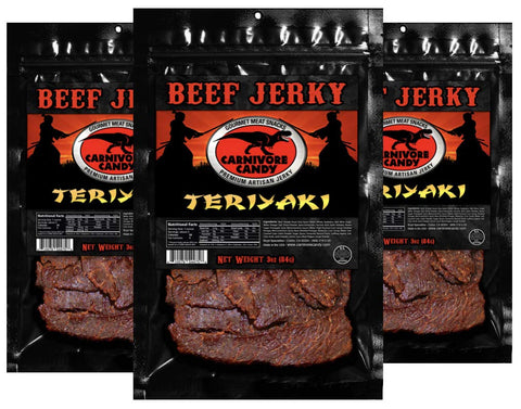Carnivore Candy Teriyaki Beef Jerky